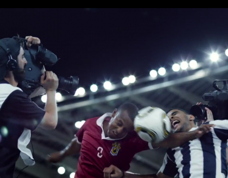 Viraler Werbespot „Canal+ und die virale Werbung mit Kameramännern beim Fußball“