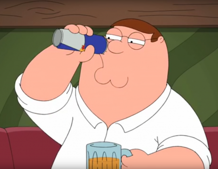 Virales Video „Peter Griffin auf Red Bull“