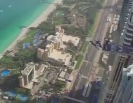 Virales Video „Von diesem Gebäude in Dubai muss man springen“