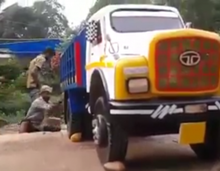 Virales Video „So wäscht man einen Truck“