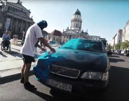 Virales Video „Sprayer rächen sich an Falschparkern“