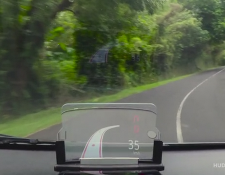 Virale Idee „Hudway Glass, mehr Komfort und Sicherheit im Auto mit zusätzlichem Display“