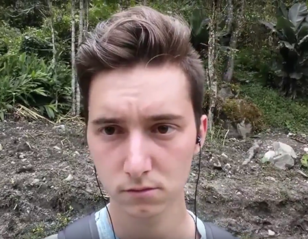 Virales Video „Selfie mit einem Zug“