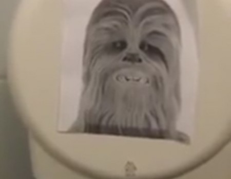 Virales Video „Chewbacca Toilettenpapier“