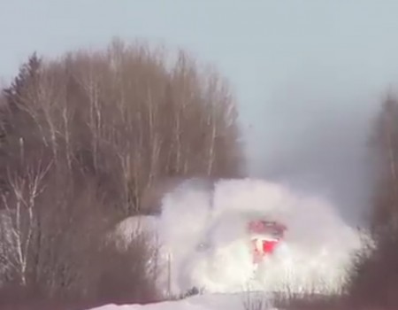Virales Video „Ein Zug bei Schnee entgleist doch nicht“ erreicht mehr als 4,2 Millionen Klicks