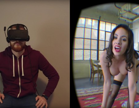 Virales Video „Virtual Reality Striptease Prank“