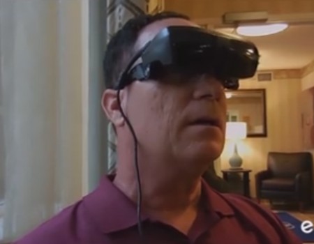 Virales Video „Nach 20 Jahren Blindheit mit elektrischer Sehhilfe sehen können“