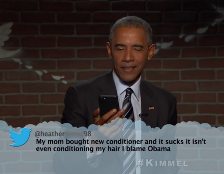 Virales Video „Barack Obama liest gemeine Tweets“