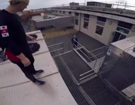 Virales Video „Rooftop Parkour“
