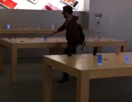 Virales Video „Zerstörungswut im Apple-Store“