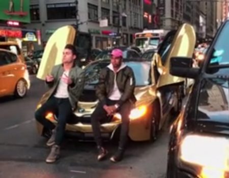 Virales Video „BMW i8 Photoshooting in New York City außer Kontrolle“