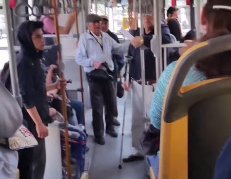 Virales Video „Transantiago-Busfahrer aus Santiago steht offenbar nicht auf musikalische Laute“