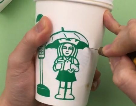 Virales Video „Künstler aus Seoul, Südkorea hat ein ganz eigenes künstlerisches Hobby namens “Cup Art” für sich entdeckt“